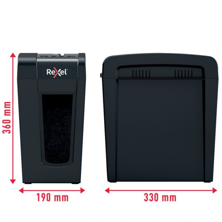 Distrugator documente manual REXEL SECURE X 8 Slim, P4