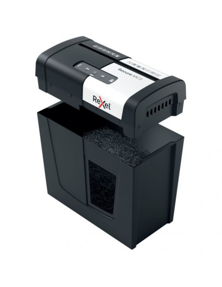 Distrugator documente manual REXEL SECURE MC3, P5, micro-cut