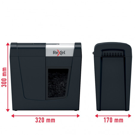 Distrugator documente manual REXEL SECURE MC3, P5, micro-cut