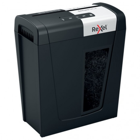 Distrugator documente manual REXEL SECURE MC4, P5, micro-cut