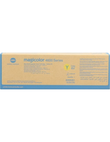 Cartus toner Minolta Yellow A0DK251,A0DK251