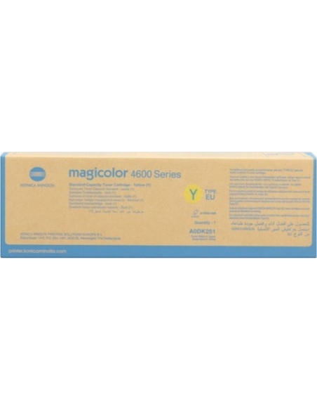 Cartus toner Minolta Yellow A0DK251,A0DK251