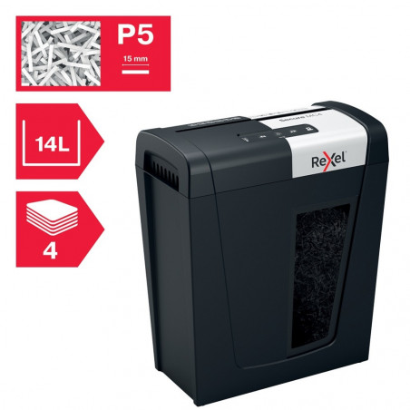 Distrugator documente manual REXEL SECURE MC4, P5, micro-cut