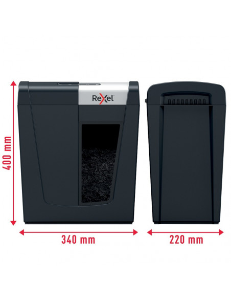 Distrugator documente manual REXEL SECURE MC6, P5, micro-cut