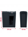 Distrugator documente manual REXEL SECURE S5, P2, strip-cut