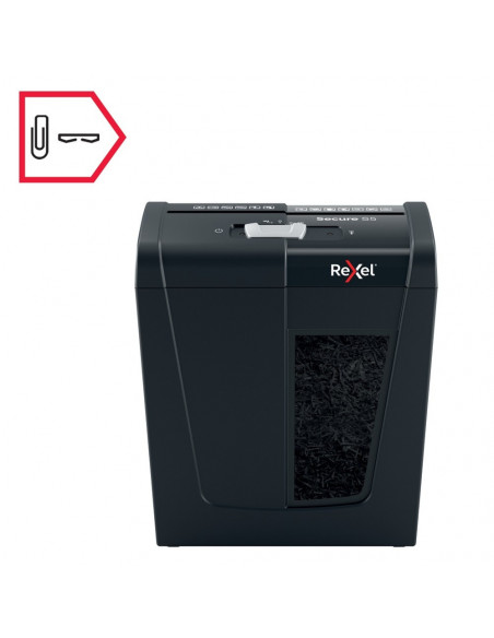 Distrugator documente manual REXEL SECURE S5, P2, strip-cut