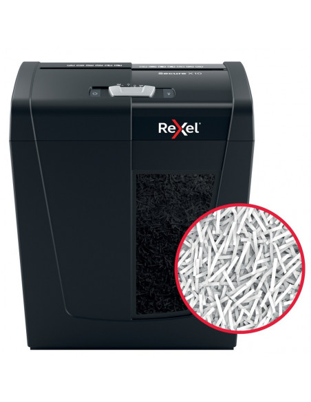 Distrugator documente manual REXEL SECURE X10, P4, cross-cut