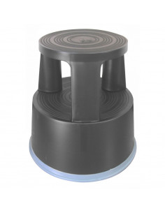 Taburet plastic cu rotile, pentru rafturi inalte, Q-Connect - 2