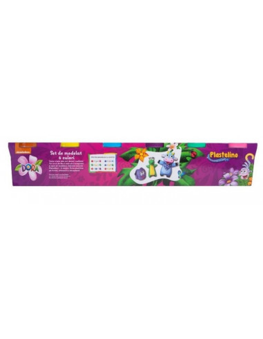 Dora The Explorer, Pasta De Modelat, 6 Culori,Uniq453