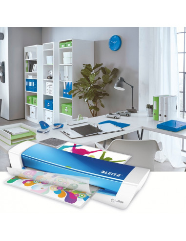 Laminator LEITZ iLAM Home Office, A4, kit folii laminare Laminator LEITZ iLAM Home Office, A4, kit folii laminare