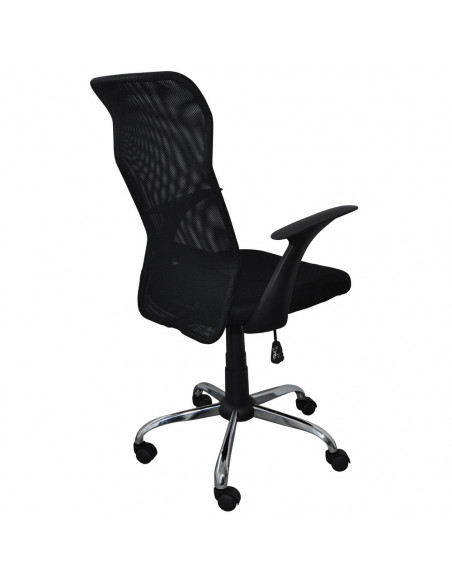 Scaun de birou, brate plastic, rotile, mesh textil, Office