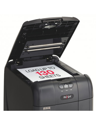 Distrugator documente automat REXEL AUTO+ 130M, P5, micro-cut