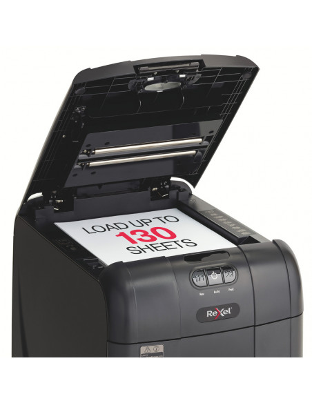 Distrugator documente automat REXEL AUTO+ 130M, P5, micro-cut