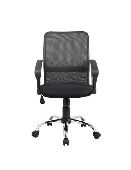 Scaun de birou, brate plastic, rotile, mesh textil/stofa