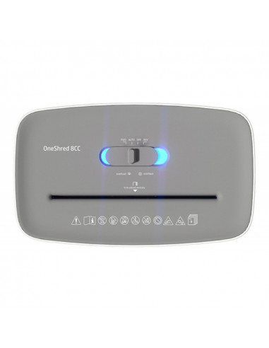 HP-2801,Distrugator de documente HP OneShred 8CC - 8 coli, cross cut (5 x 18mm), nivel securitate 4