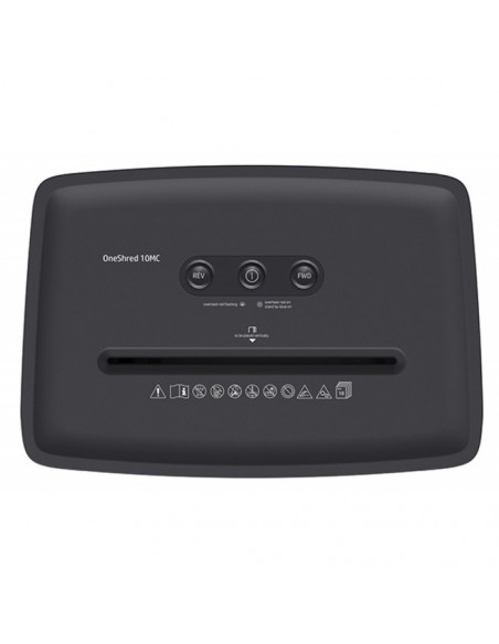 HP-2804,Distrugator de documente HP OneShred 10MC - 10 coli, micro cut (2 x 15mm), nivel securitate 5