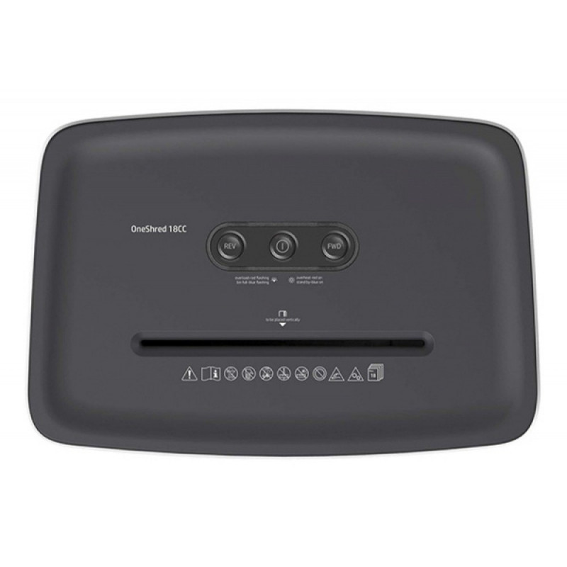 HP-2805,Distrugator de documente HP OneShred 18CC - 18 coli, cross cut (4 x 35mm), nivel securitate 4
