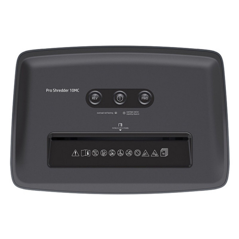 HP-2812,Distrugator de documente HP Pro Shredder 10MC - 10 coli, micro cut (2 x 15mm), nivel securitate 5