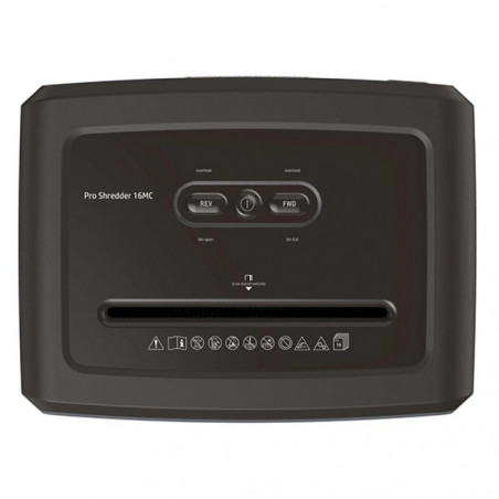 HP-2816,Distrugator de documente HP Pro Shredder 16MC - 16 coli, micro cut (2 x 15mm), nivel securitate 5
