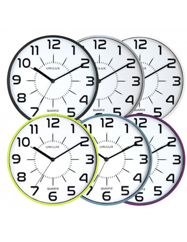 Ceas de perete UNILUX Pop - verde,UL-400094284