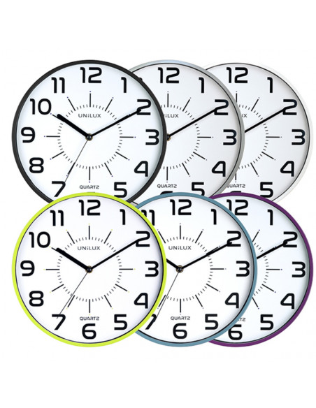Ceas de perete UNILUX Pop - verde,UL-400094284