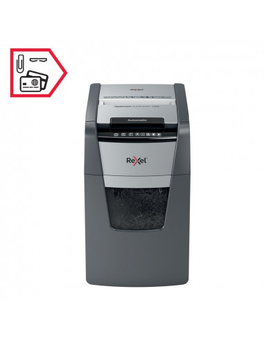 Distrugator documente automat REXEL OPTIMUM 130X, P4, cross-cut