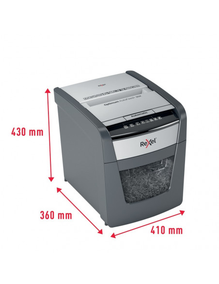 Distrugator documente automat REXEL Optimum 50X, P4, cross-cut