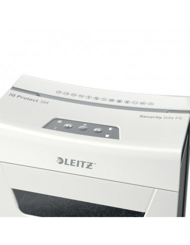 Distrugator documente manual LEITZ IQ Protect 3M, P5, micro-cut