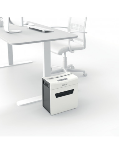 Distrugator documente manual LEITZ IQ Protect 6X, P4, cross-cut