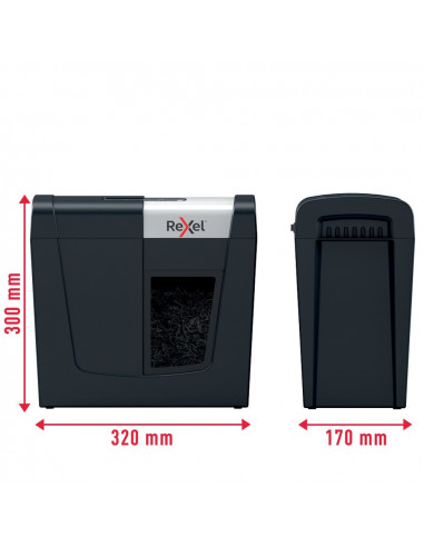 Distrugator documente manual REXEL SECURE MC3, P5, micro-cut
