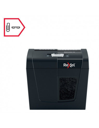 Distrugator documente manual REXEL SECURE X 6, P4, cross-cut