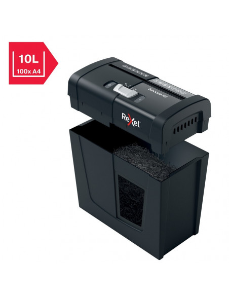 Distrugator documente manual REXEL SECURE X 6, P4, cross-cut