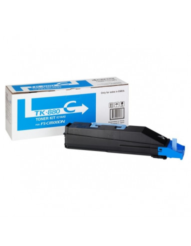 Cartus Toner Original Kyocera TK-880C Cyan, 18000 pagini,TK-880C