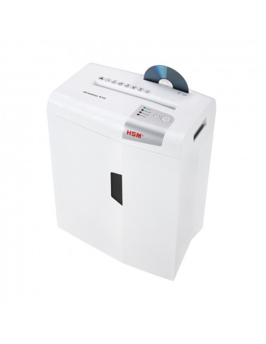 Distrugator documente HSM ShredStar X10 - 10 coli - cross cut Distrugator documente HSM ShredStar X10 - 10 coli - cross cut
