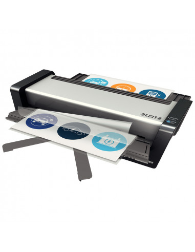 Laminator LEITZ iLAMTouch Turbo Pro, A3, kit folii laminare Laminator LEITZ iLAMTouch Turbo Pro, A3, kit folii laminare