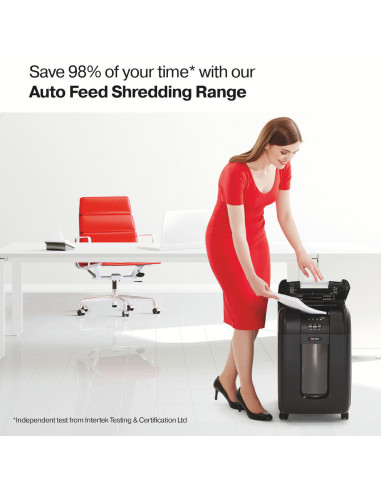 Distrugator documente automat REXEL AUTO+ 130M, P5, micro-cut