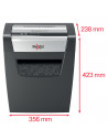 Distrugator documente manual REXEL MOMENTUM X312, P3, cross-cut