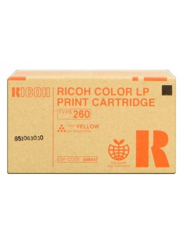 Cartus Toner Original Ricoh Type 260 Yellow, 10000 pagini,Type