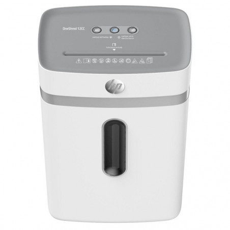 HP-2802,Distrugator de documente HP OneShred 12CC - 12 coli, cross cut (4 x 35mm), nivel securitate 4