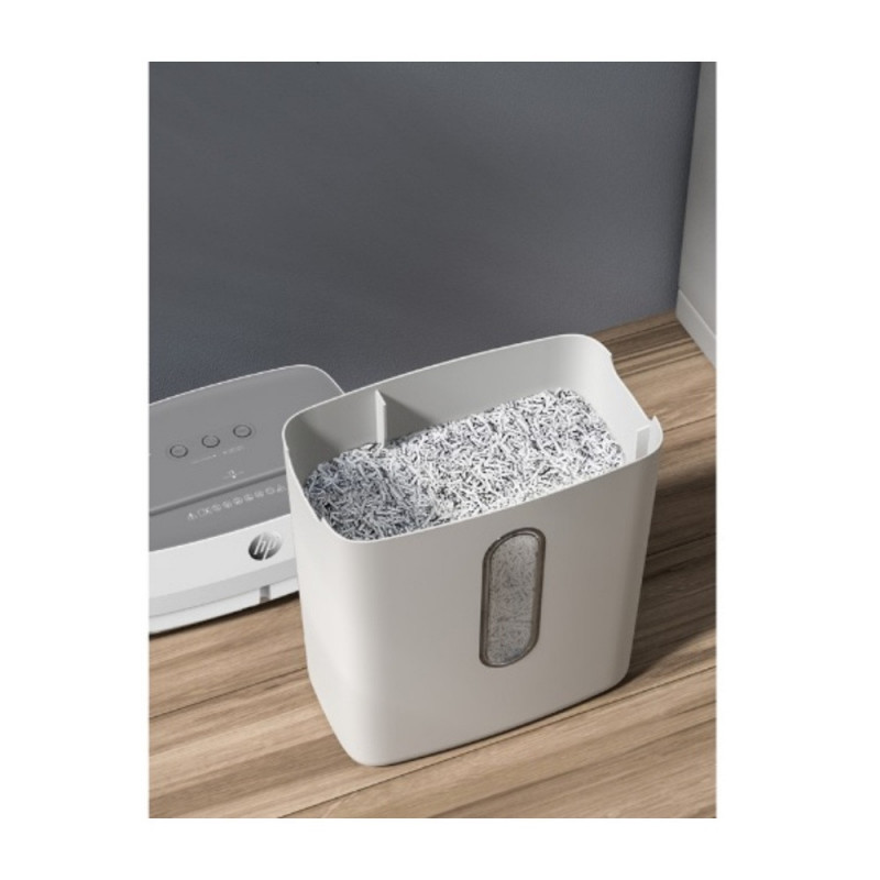 HP-2802,Distrugator de documente HP OneShred 12CC - 12 coli, cross cut (4 x 35mm), nivel securitate 4