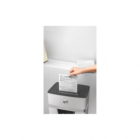 HP-2803,Distrugator de documente HP OneShred 15CC - 15 coli, cross cut (4 x 35mm), nivel securitate 4