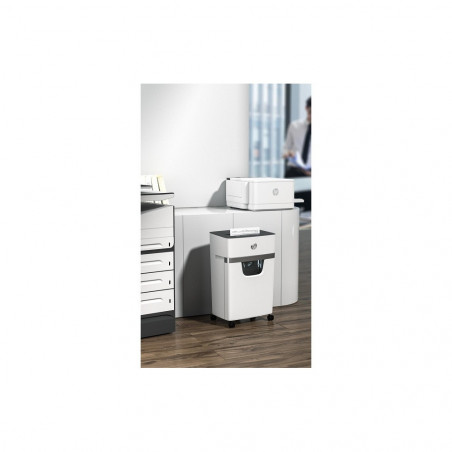 HP-2803,Distrugator de documente HP OneShred 15CC - 15 coli, cross cut (4 x 35mm), nivel securitate 4