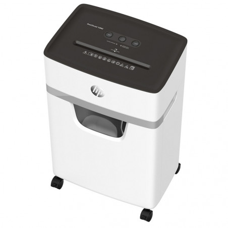 HP-2804,Distrugator de documente HP OneShred 10MC - 10 coli, micro cut (2 x 15mm), nivel securitate 5