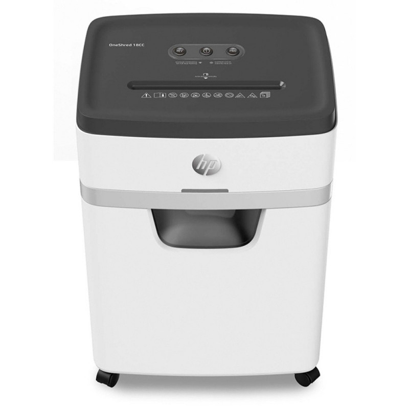 HP-2805,Distrugator de documente HP OneShred 18CC - 18 coli, cross cut (4 x 35mm), nivel securitate 4
