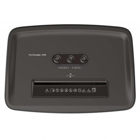 HP-2814,Distrugator de documente HP Pro Shredder 12MC - 12 coli, micro cut (2 x 15mm), nivel securitate 5