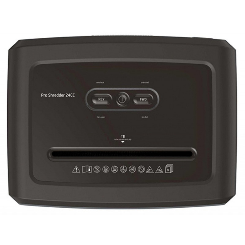 HP-2815,Distrugator de documente HP Pro Shredder 24CC - 24 coli, cross cut (4 x 35mm), nivel securitate 4