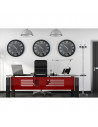 Ceas de perete UNILUX Mega - negru,UL-400094568