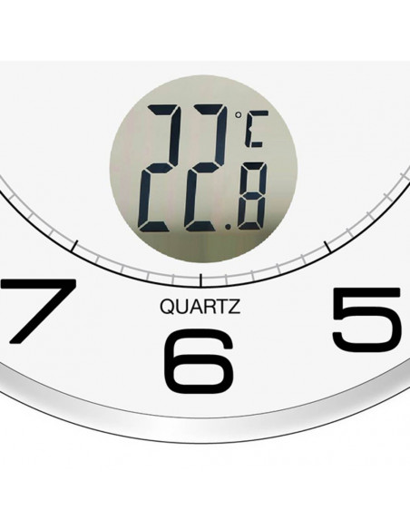 Ceas de perete UNILUX Tempus - gri/alb,UL-400094592