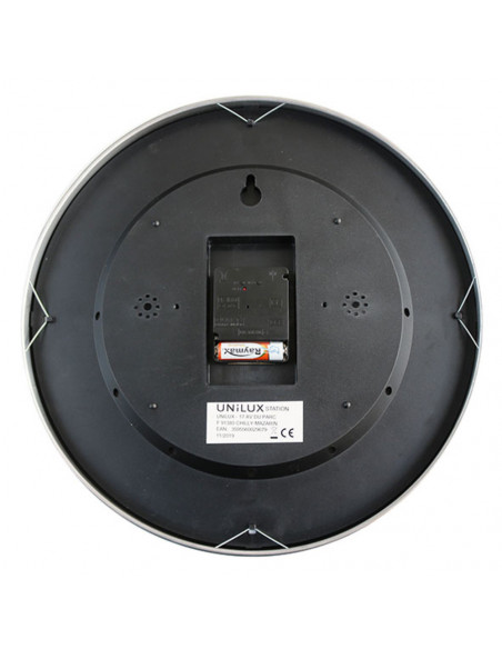 Ceas de perete, controlat prin radio, UNILUX Station -