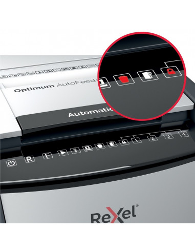 Distrugator documente automat REXEL OPTIMUM 130X, P4, cross-cut